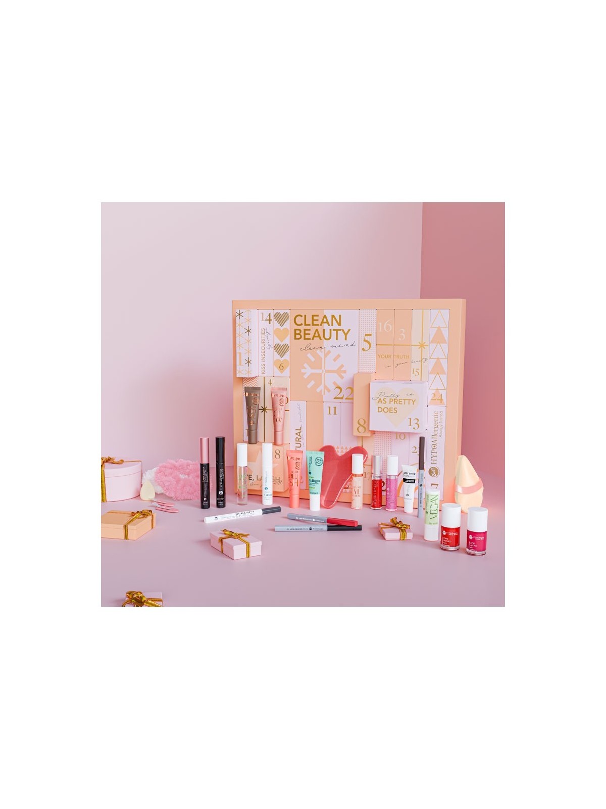 Calendario de Adviento rosa Bell HypoAllergenic