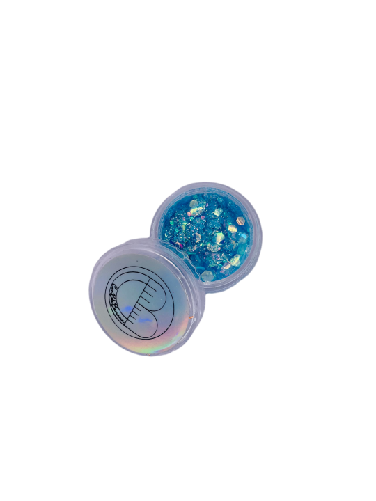 GLITTER LIGHT BLUE HOLO