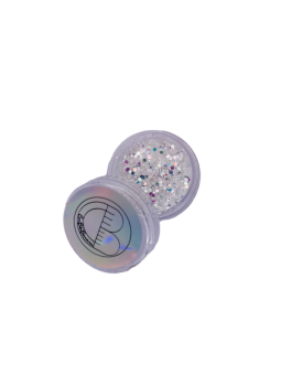 GLITTER WHITE-SILVER HOLO